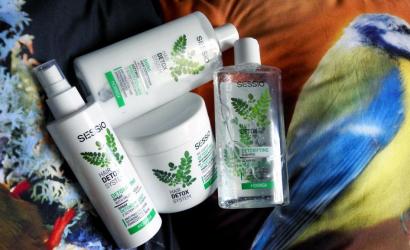 Zabieg Hair Detox System Sessio Chantal – detoksykująca maska z zieloną glinką, szampon, odżywka i spray